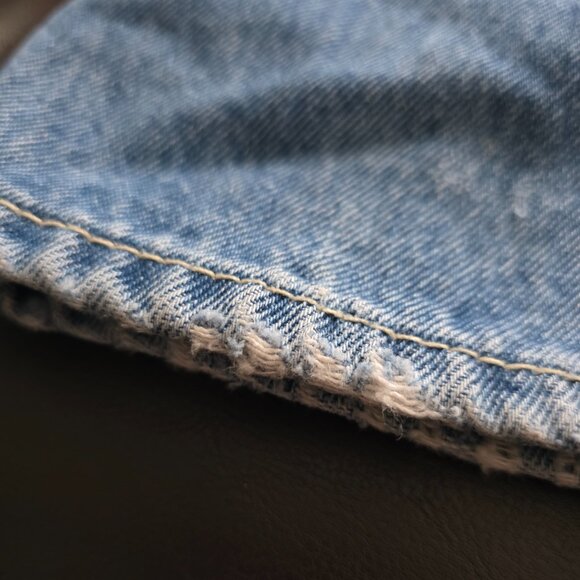 Vintage Gitano 13/14 Blue Pleated Front Paperbag Waist Mom Jeans - Picture 10 of 11